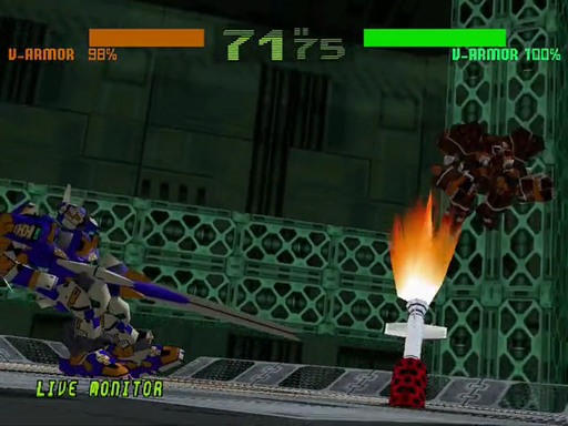 Virtual-On Oratorio Tangram screenshot 3 for Sega Dreamcast
